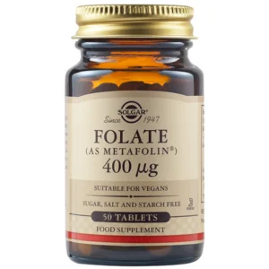 acid folic folate 400 ug 50 tablete solgar 4148