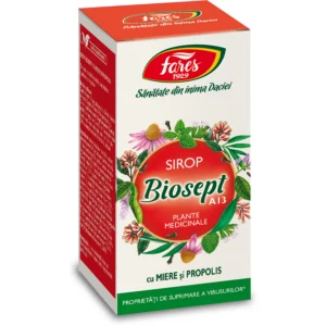 biosept sirop miere si propolis a13 100 ml fares 876