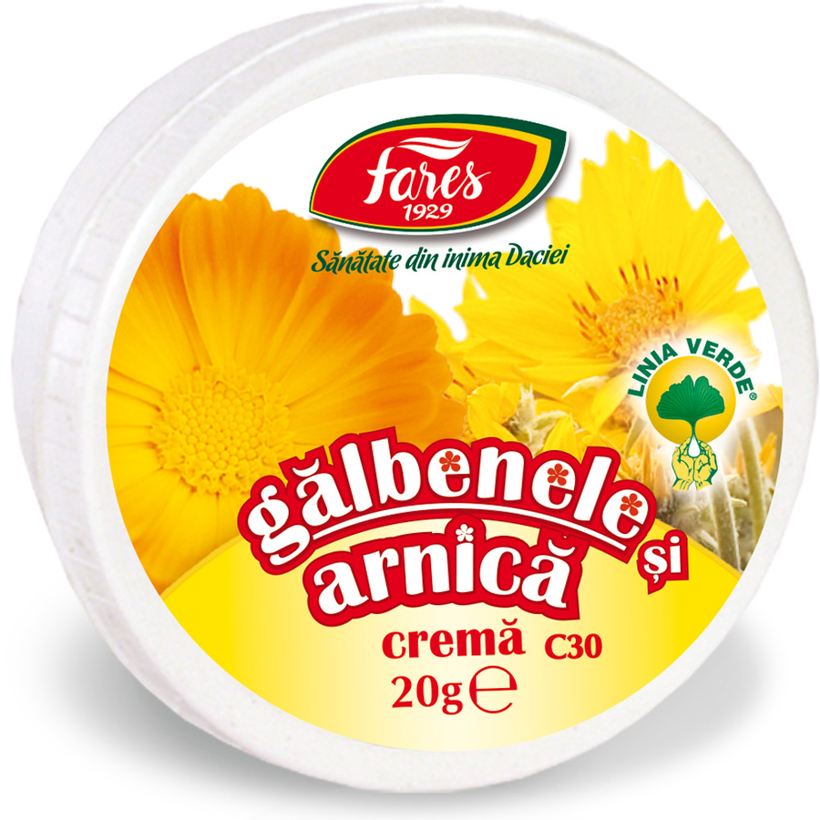crema de galbenele si arnica c30 20 g fares 1426 crema de galbenele si arnica c30 20 g fares 1426