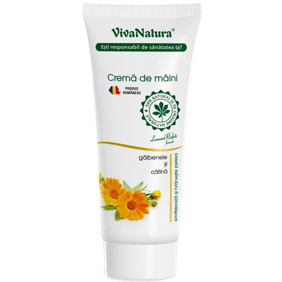 crema de maini cu galbenele si catina 75 ml vivanatura 326 crema de maini cu galbenele si catina 75 ml vivanatura 326