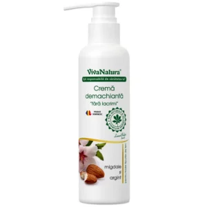 crema demachianta cu migdale si argint 145 ml vivanatura 8258