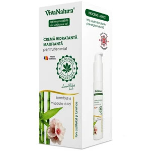 crema hidratanta matifianta pentru ten mixt 45 ml vivanatura 9256