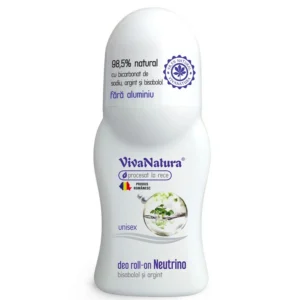 deo roll on natural unisex neutrino 50 ml vivanatura 4076