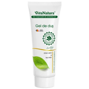 gel de dus cu aloe vera si tea tree 250 ml vivanatura 7153