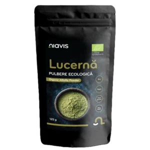 lucerna alfalfa pulbere ecologica 125 g niavis 1907
