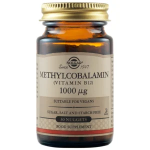 metilcobalamina vitamina b12 1000 ug 30 tablete solgar 6911
