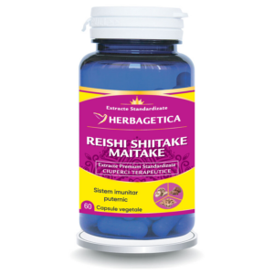 reishi shiitake maitake 60 capsule vegetale herbagetica 3083