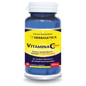 vitamina c forte 400 mg 60 capsule herbagetica 4266