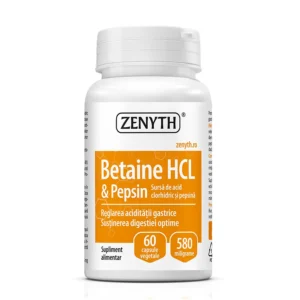 betaine hcl si pepsin 60 capsule zenyth 1454