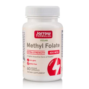 methyl folate 400mcg 60 capsule vegetale jarrow secom 