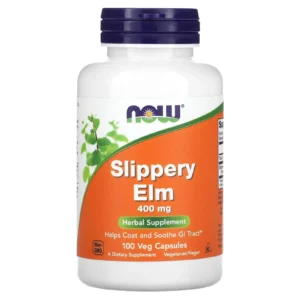 slippery elm ulmus rubra 400mg now foods 100 capsule 474380